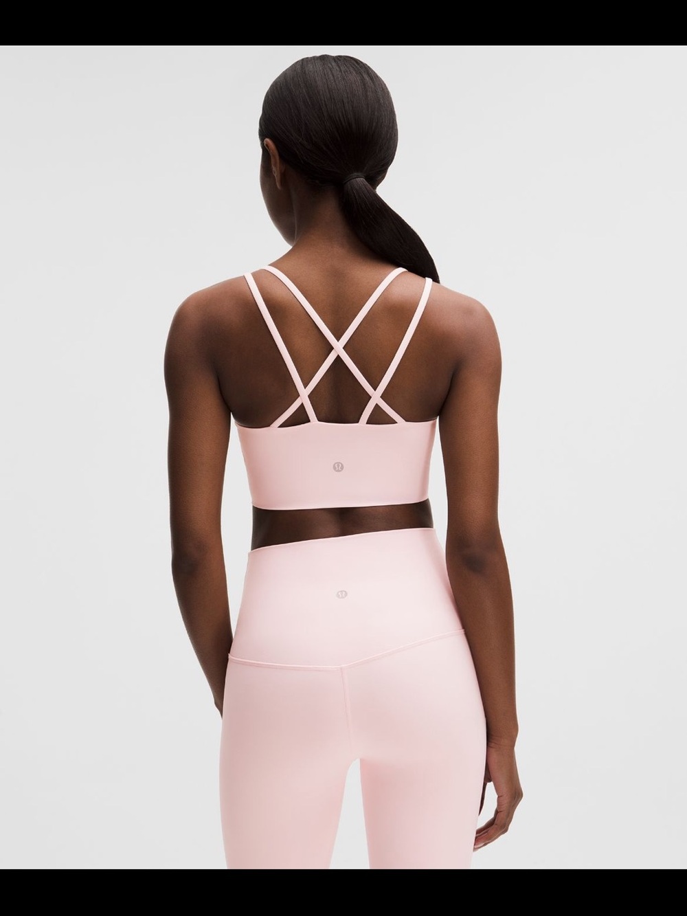 Lululemon Like a Cloud - light pink sports bra 💕 - Picture 2 of 7